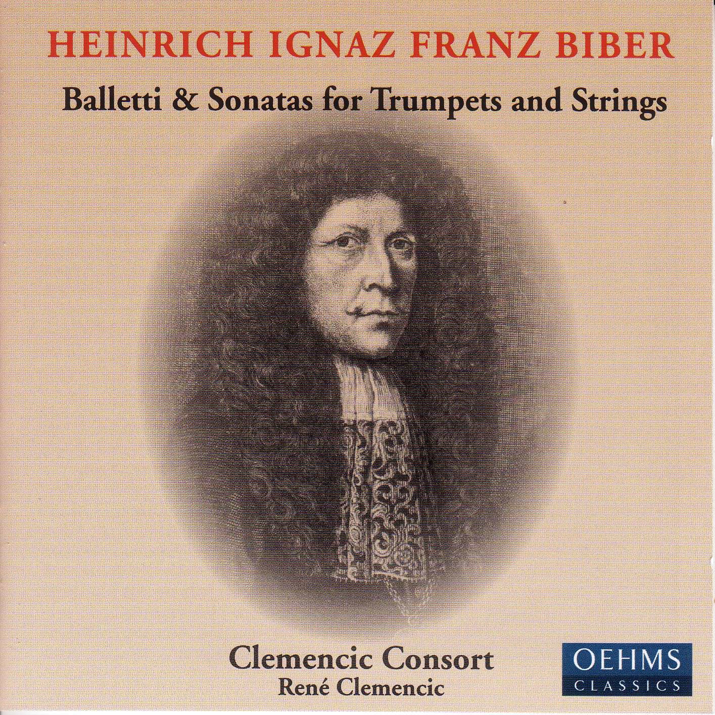 Biber: Balletti and Sonatas for Trumpets and and Strings album cover