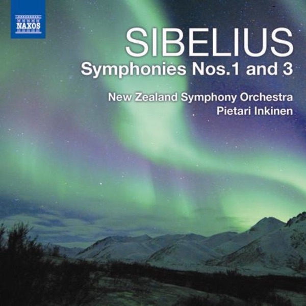 Sibelius: Symphonies Nos. 1 & 3 album cover