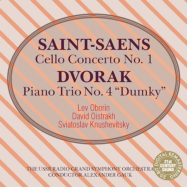 Saint-Saëns: Cello Concerto No. 1 - Dvořák: Piano Trio No. 4 "Dumky" album cover