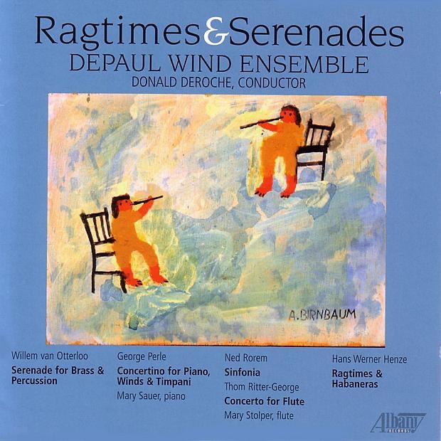 Ragtimes & Serenades - DePaul Wind Ensemble album cover