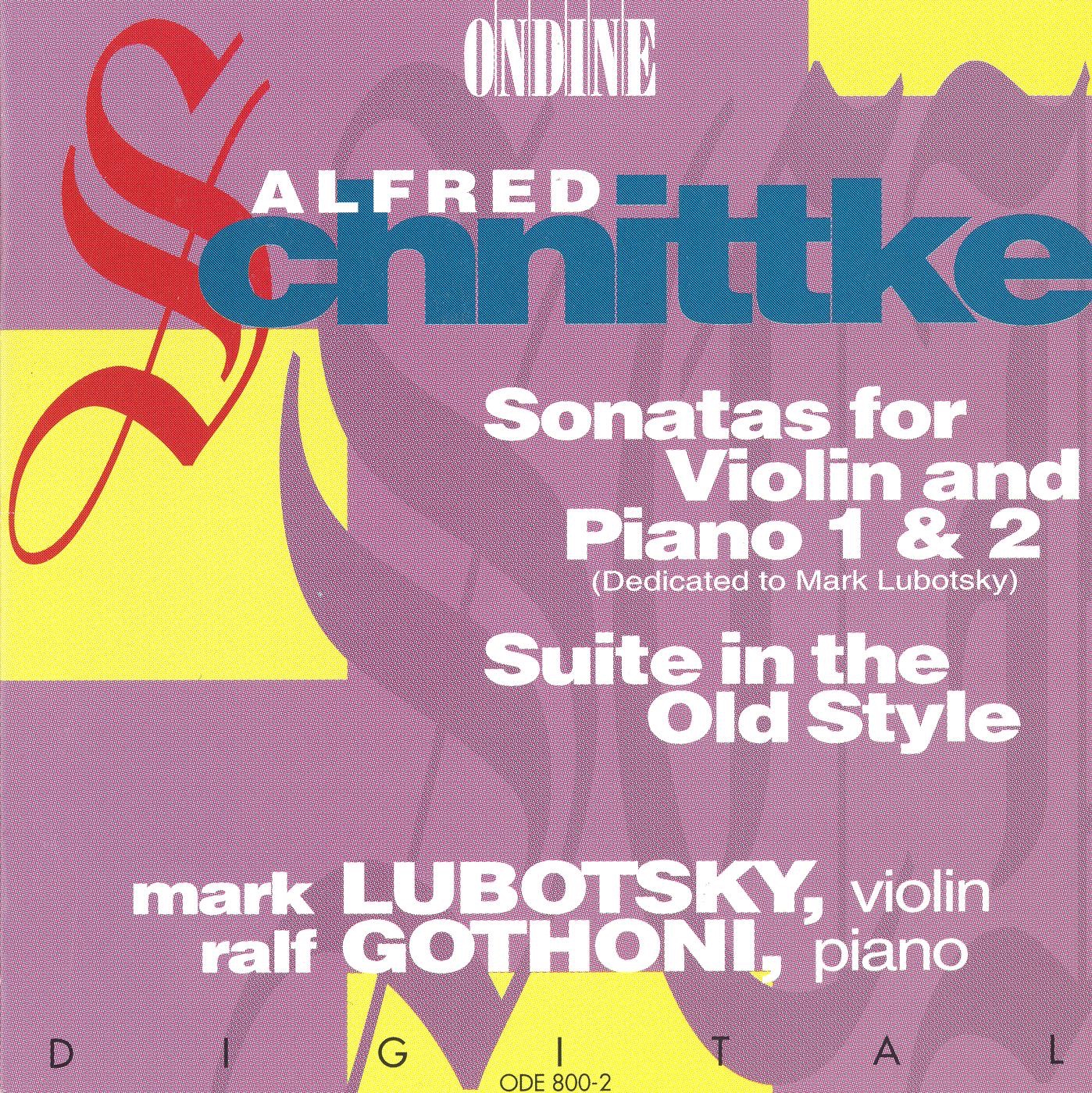 Schnittke: Violin Sonatas Nos. 1 and 2, Suite In the Old Style album cover