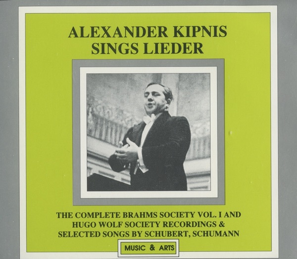 Alexander Kipnis Sings Lieder (1927-1936) album cover