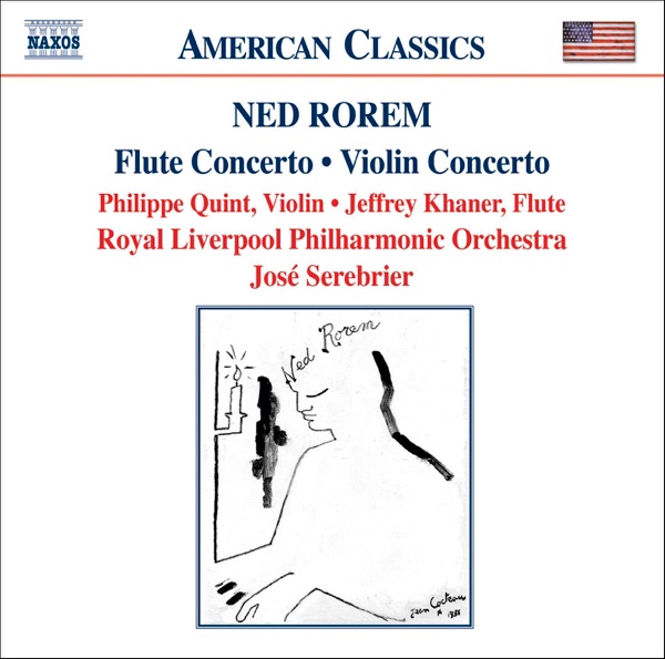 Ned Rorem: Flute Concerto - Violin Concerto album cover