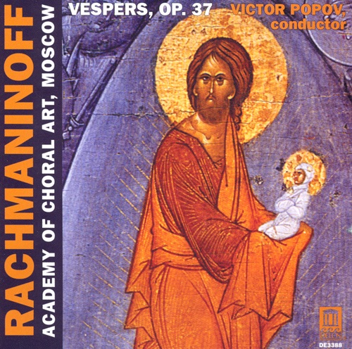 Rachmaninov: All-Night Vigil, "Vespers" album cover