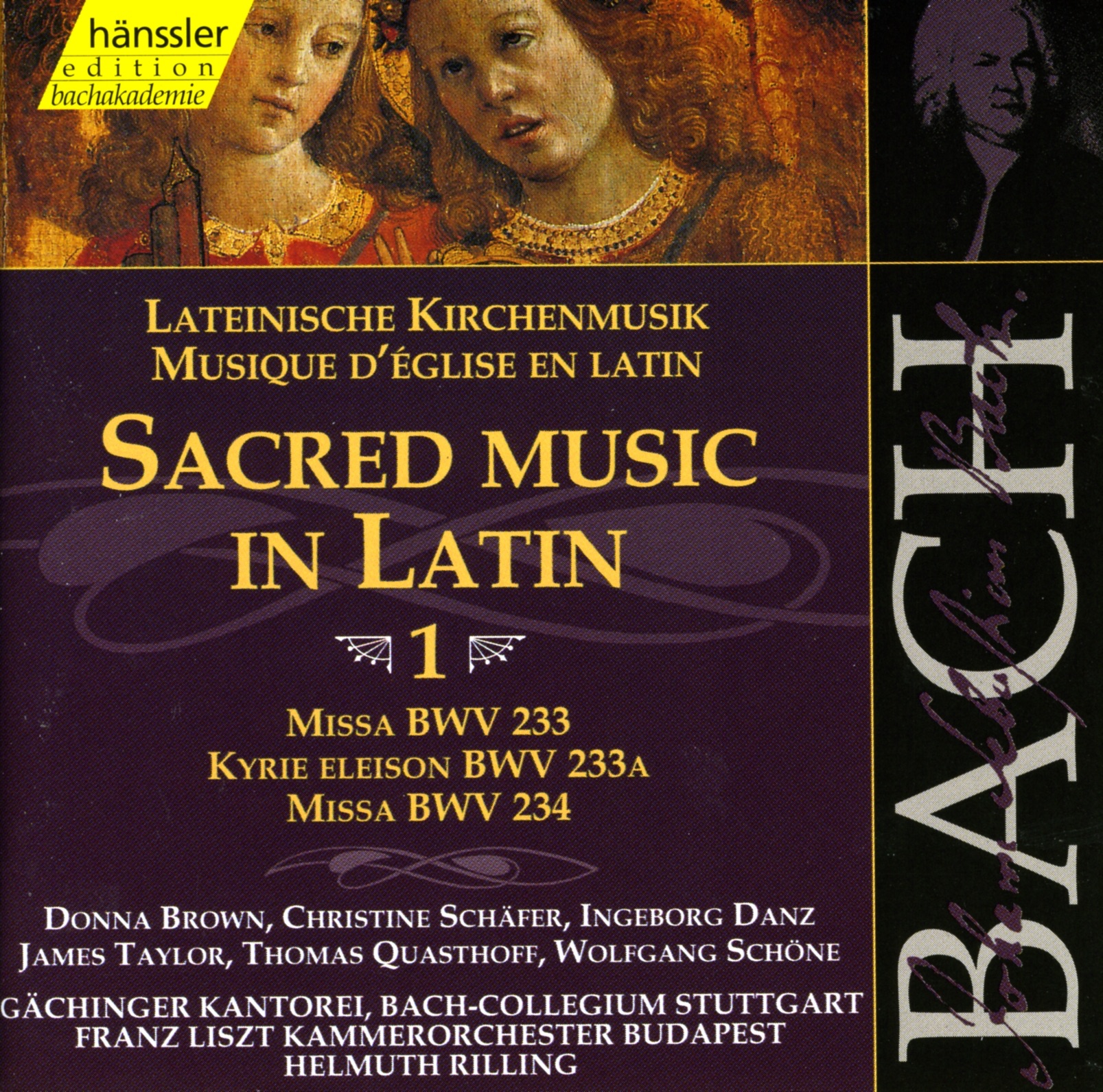 Bach, J.S.: Sacred Music In Latin 1 album cover