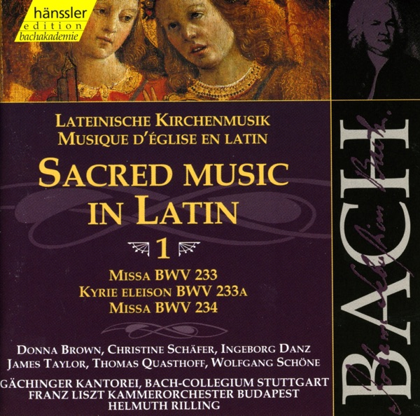 Bach, J.S.: Sacred Music In Latin 1 album cover
