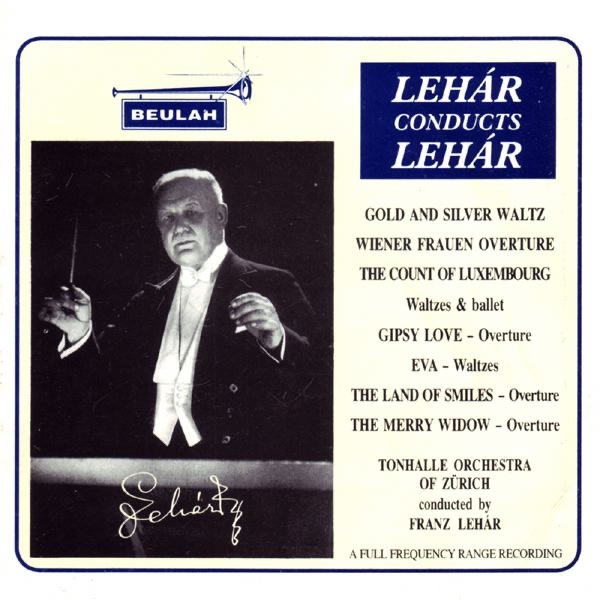 Lehár Conducts Lehár album cover