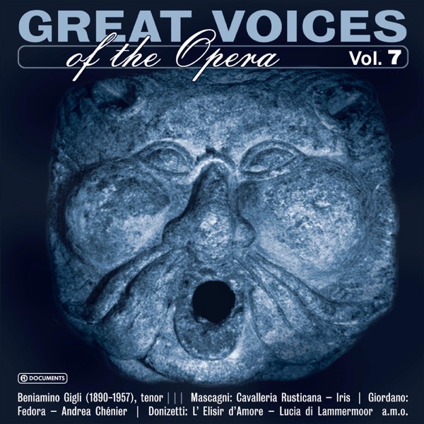 Great Voices of the Opera, Vol. 7 (1919-1934) album cover