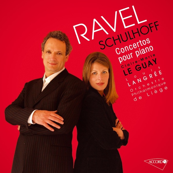 Ravel & Schulhoff: Piano Concertos album cover