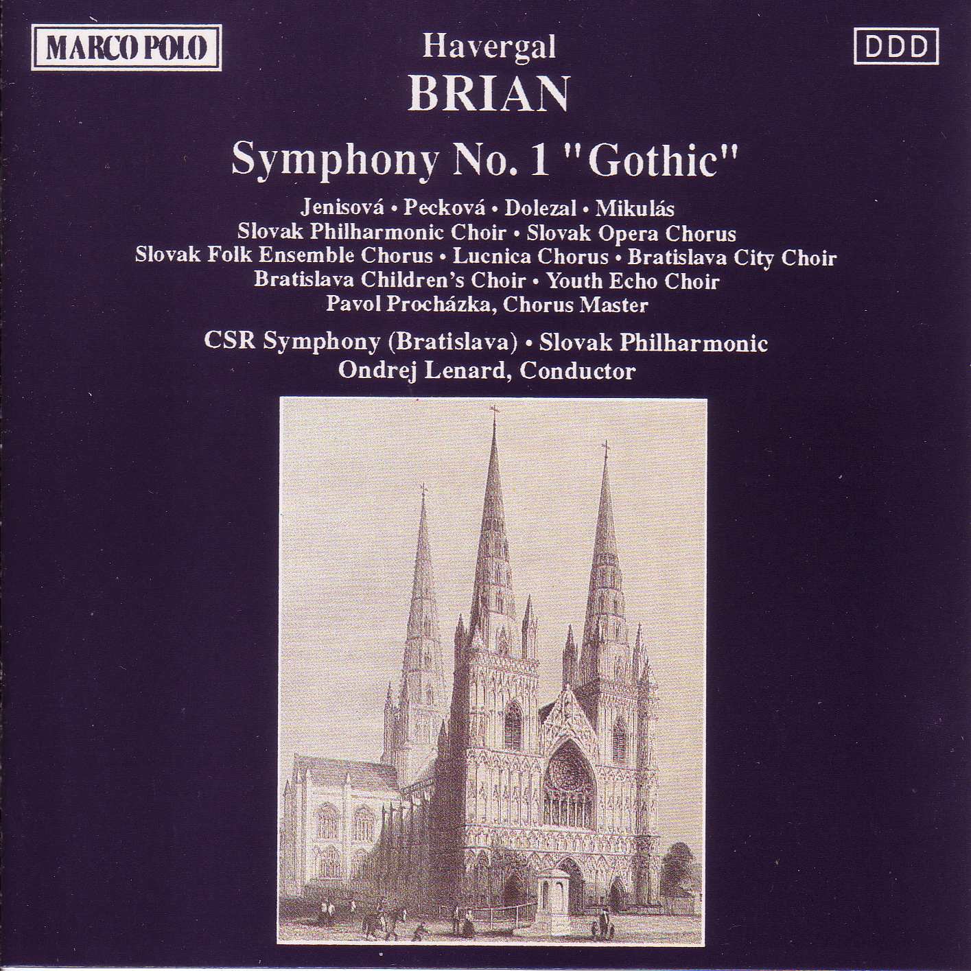 Brian: Symphony No. 1 - 'Gothic' album cover