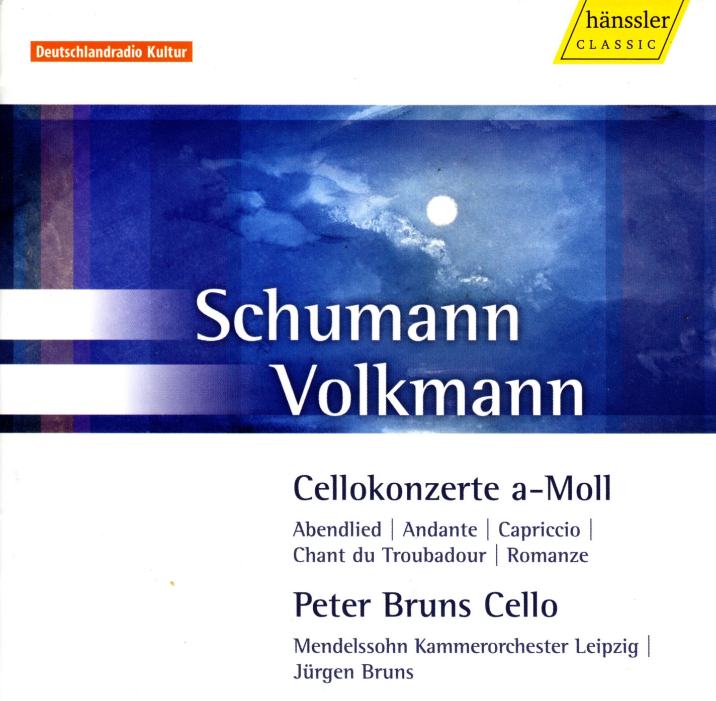 SCHUMANN, R. - VOLKMANN, F.R.: Cello Concertos album cover