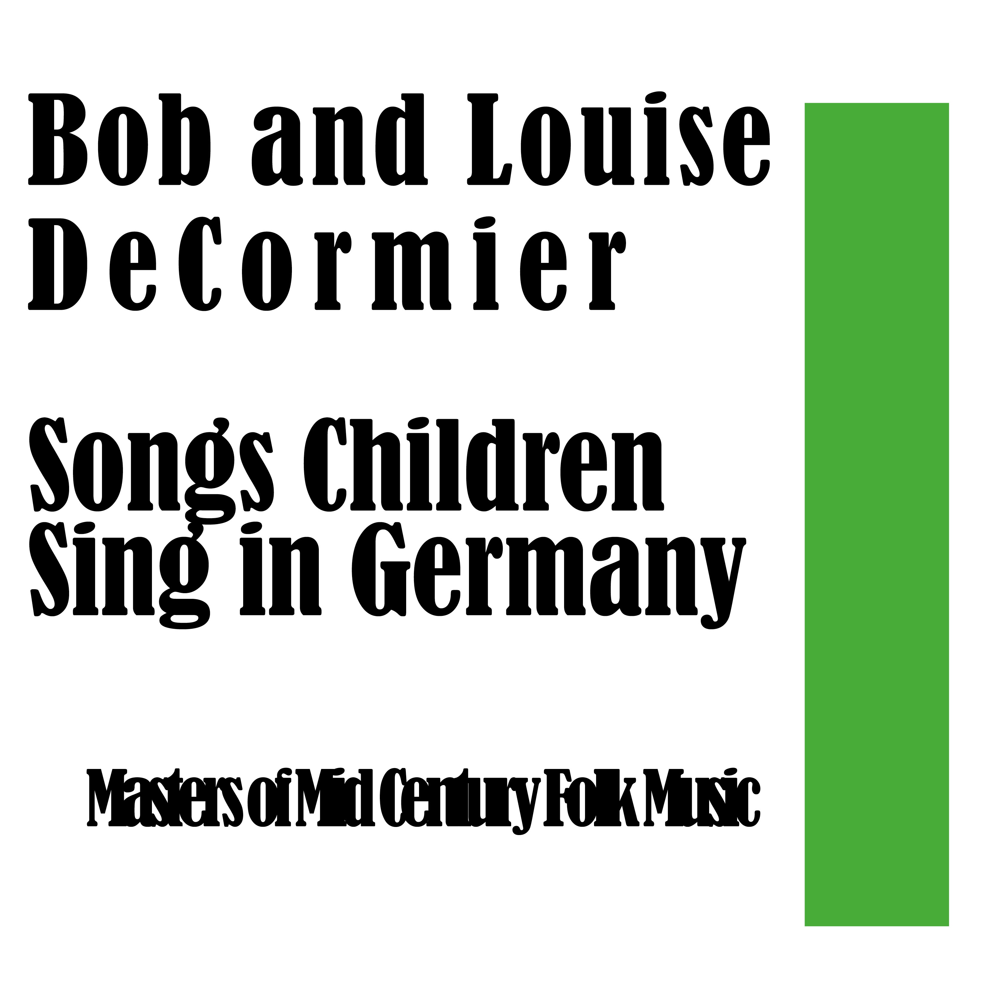 Songs Children Sing in Germany: Masters of Mid Century Folk Music album cover
