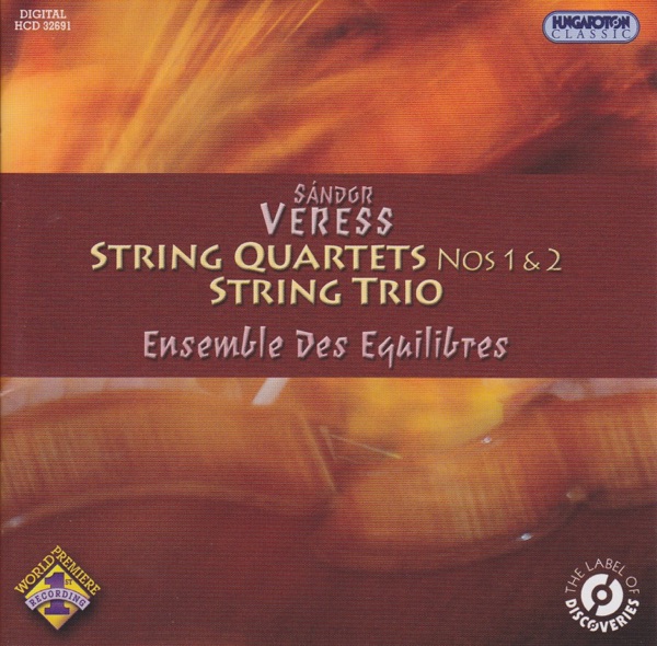 String Quartet No. 1., String Quartet No. 2.,Trio for Violin, Viola and Cello album cover