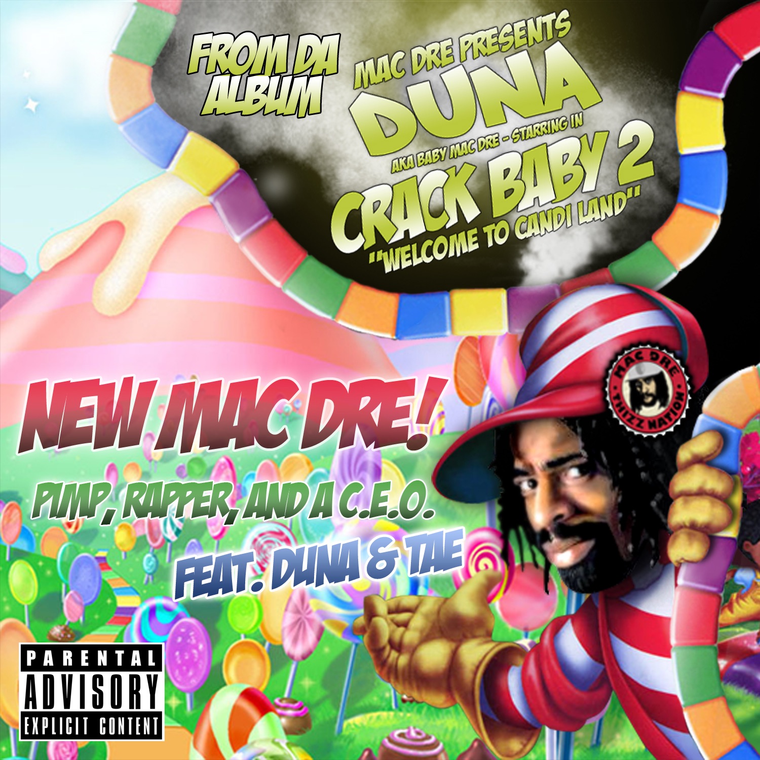 Pimp, Rapper & C.E.O. (Single) album cover