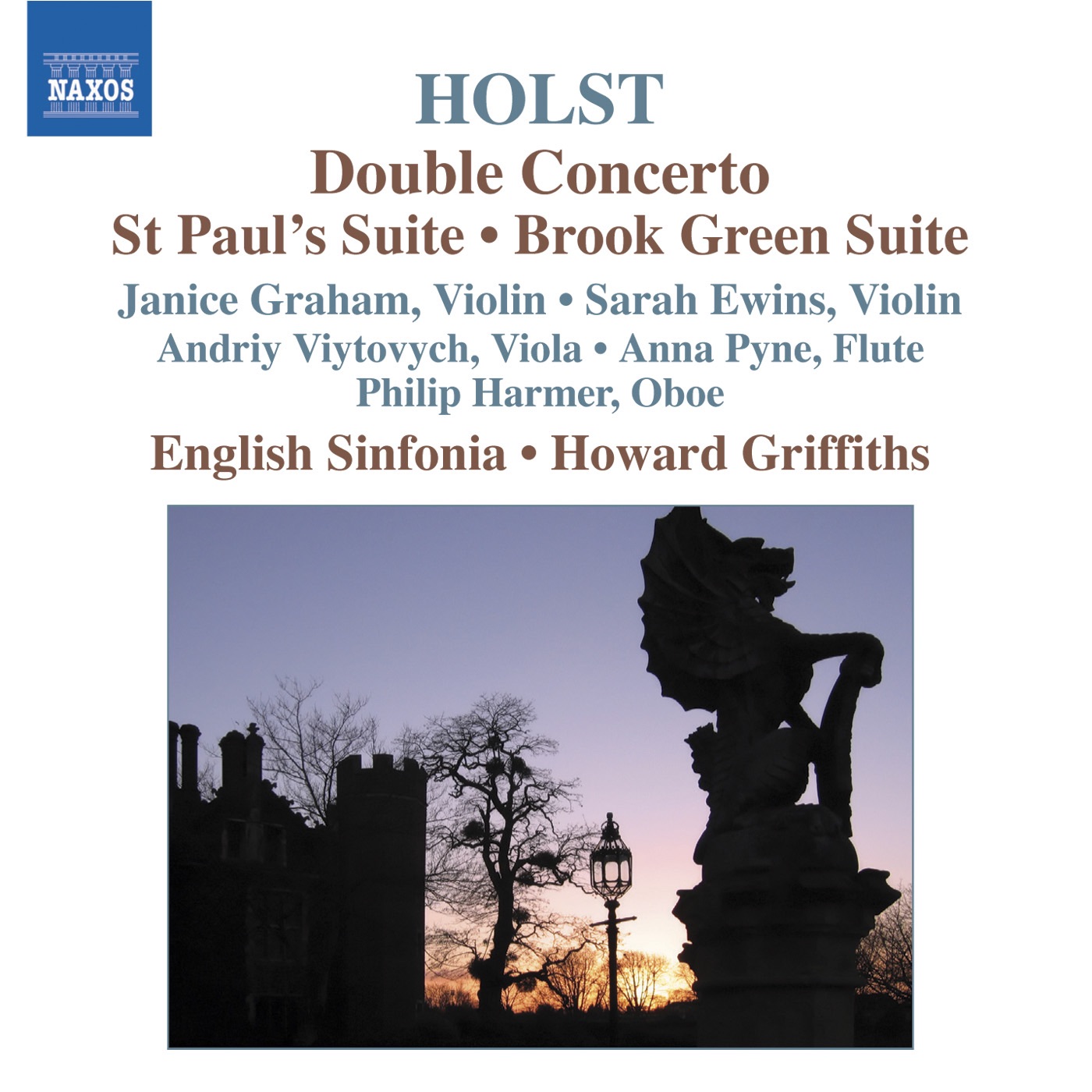 Holst: Double Concerto album cover