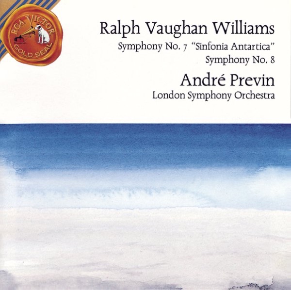 Vaughan Williams: Symphony No. 7 "Sinfonia Antartica" & Symphony No. 8 album cover