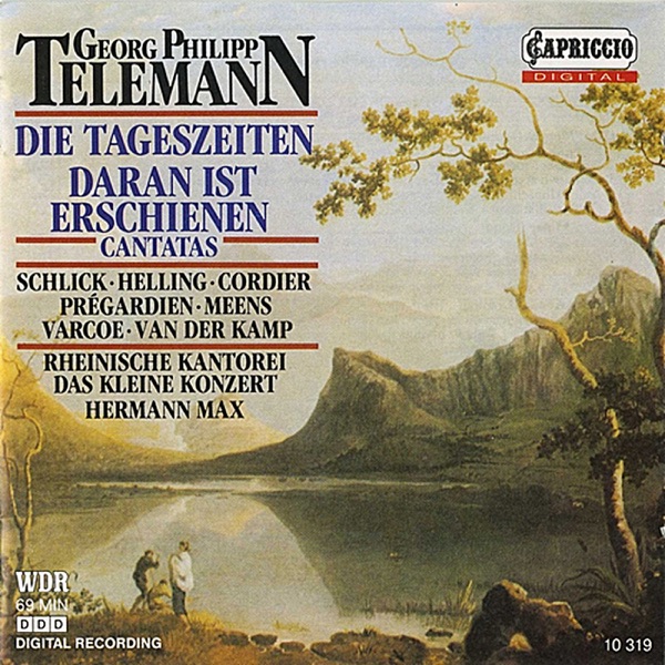 Telemann: Die Tageszeiten - Daran ist erschienen die Liebe Gottes album cover