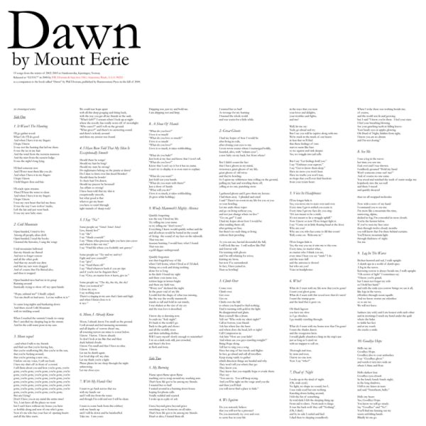 Dawn album cover