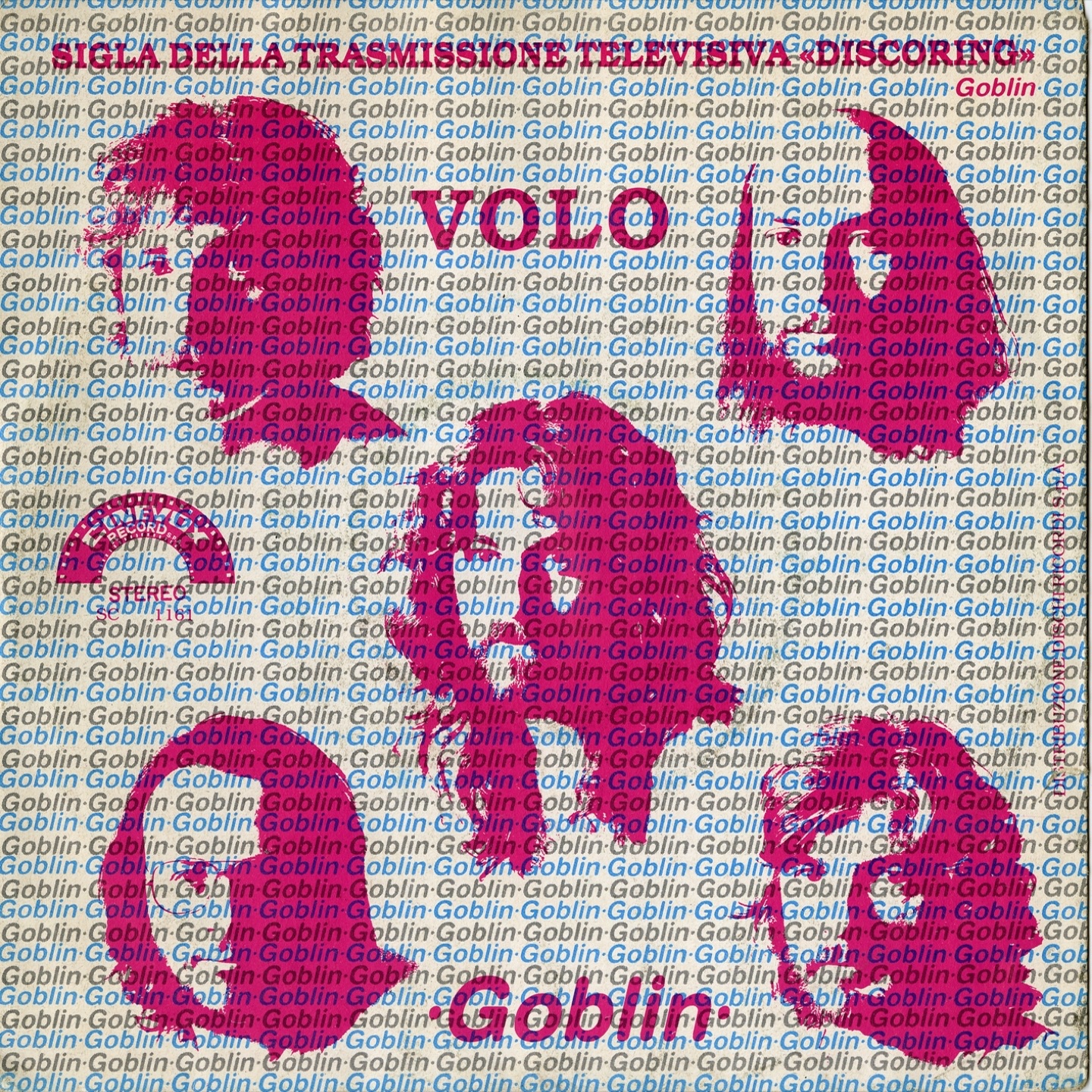Volo / Polvere blu (Sigla della trasmissione televisiva "Discoring") - Single album cover