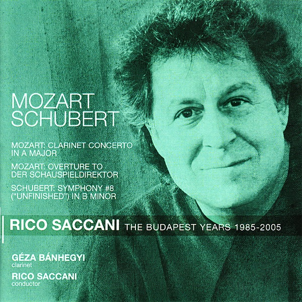 Mozart: Clarinet Concerto, Overture to Der Schauspieldirektor - Schubert: Symphony No. 8 album cover