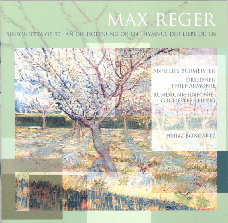 Reger: Sinfonietta, Op. 90, An die Hoffnung & Hymnus der Liebe album cover