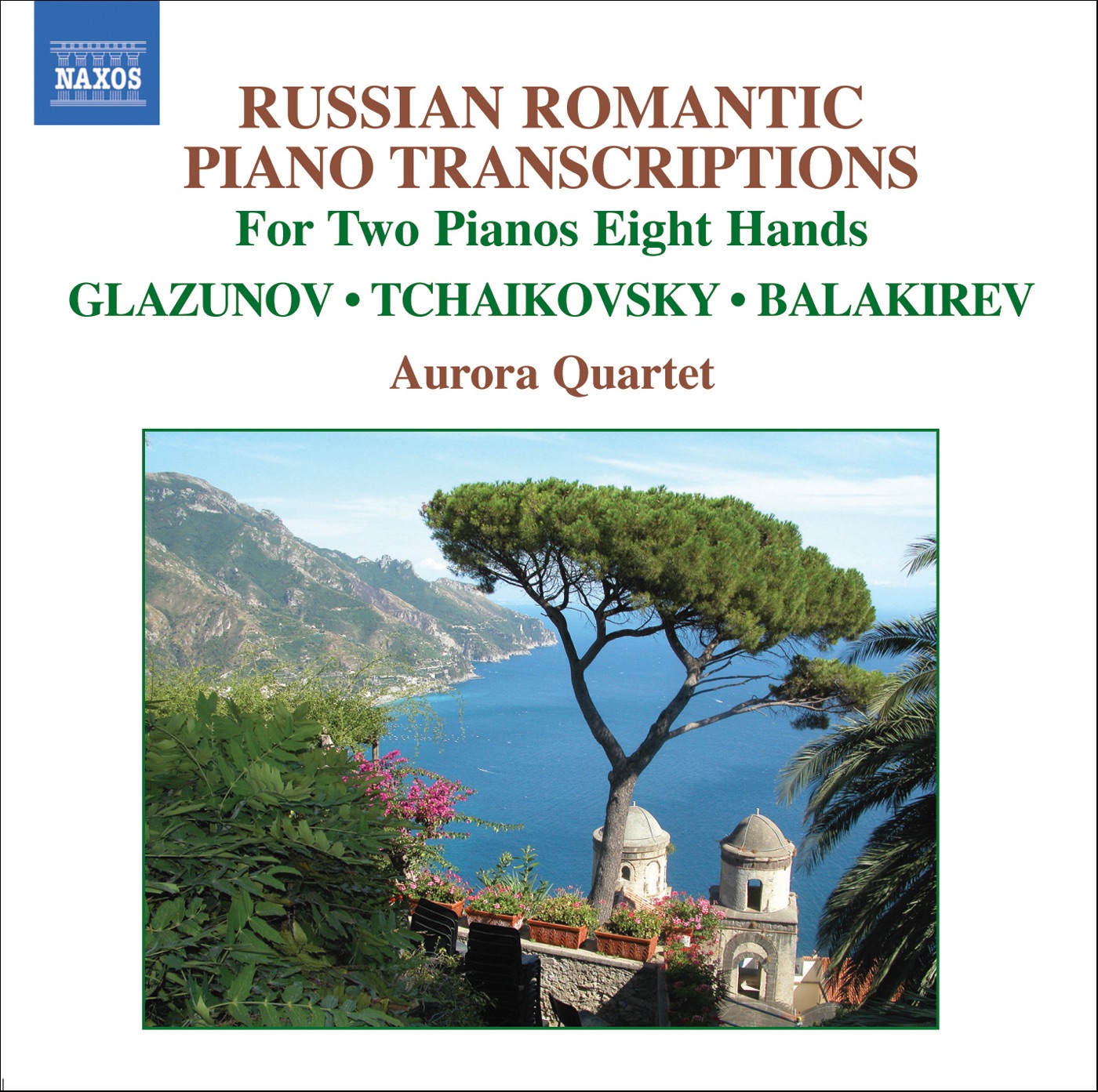 Tchaikovsky - Balakirev - Glazunov: Arrangements for 2 Pianos 8 Hands album cover