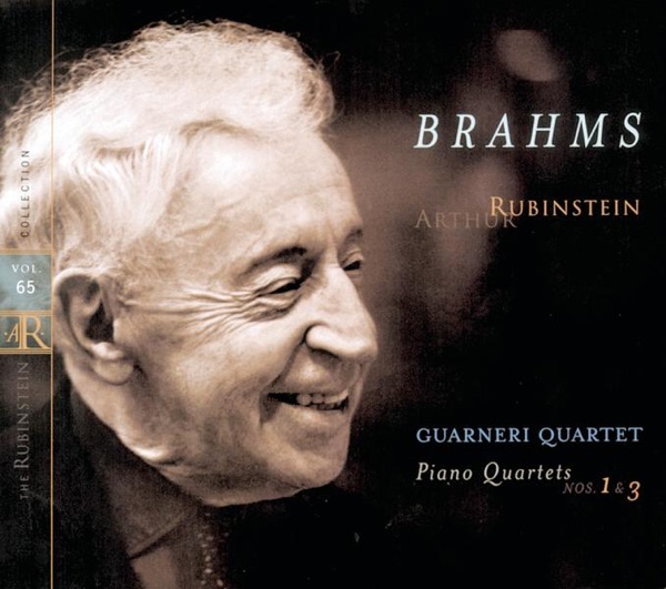 Rubinstein Collection, Vol. 65: Brahms: Piano Quartets Nos. 1 & 3 album cover