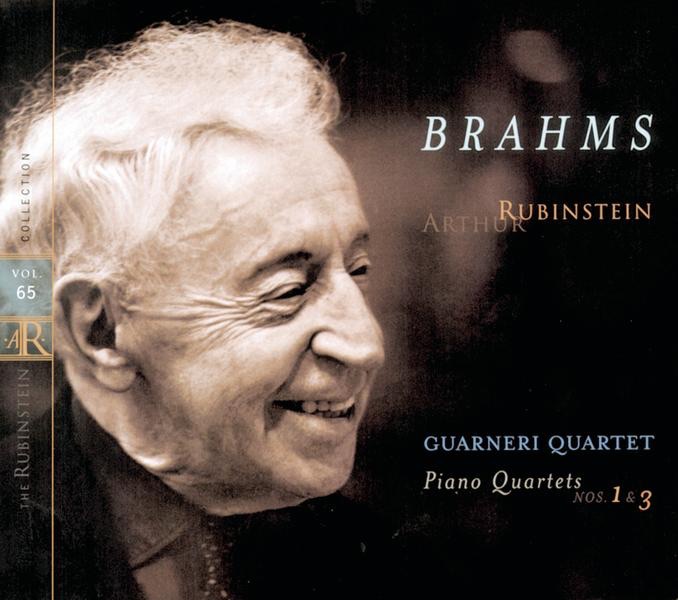 Rubinstein Collection, Vol. 65: Brahms: Piano Quartets Nos. 1 & 3 album cover