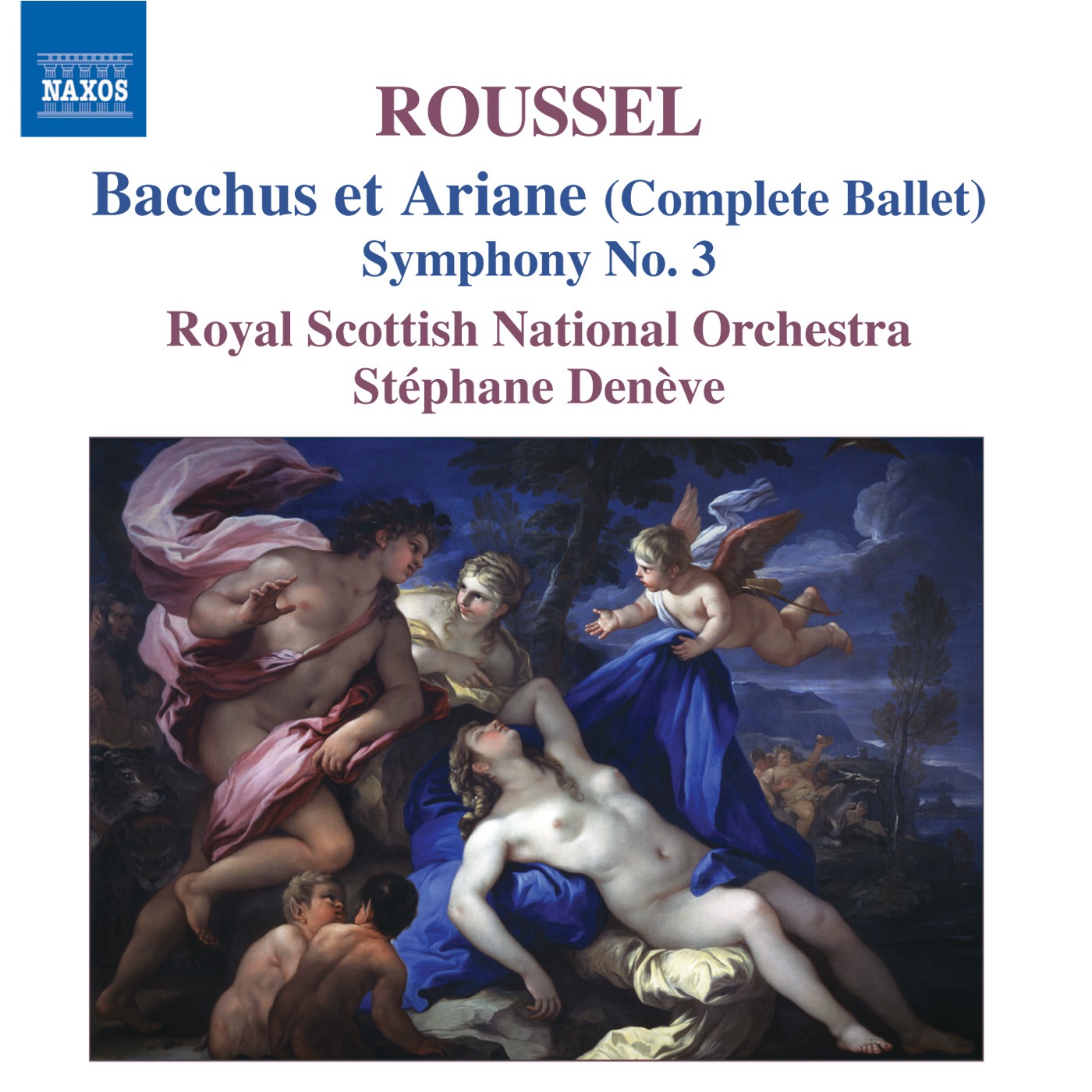 Roussel: Bacchus et Aradne (Complete Ballet), Symphony No. 3 album cover