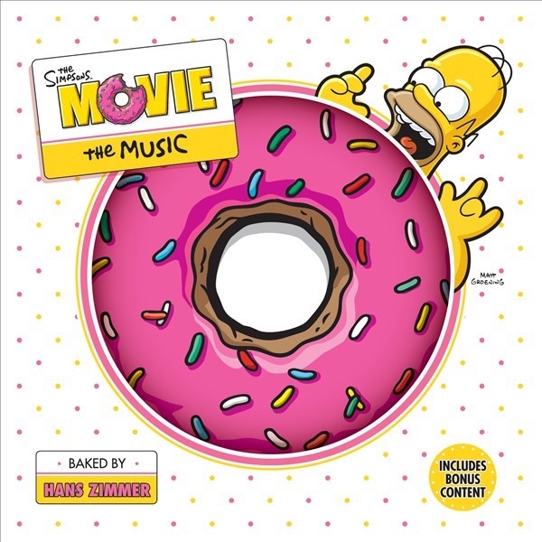 The Simpsons Movie: The Music album cover