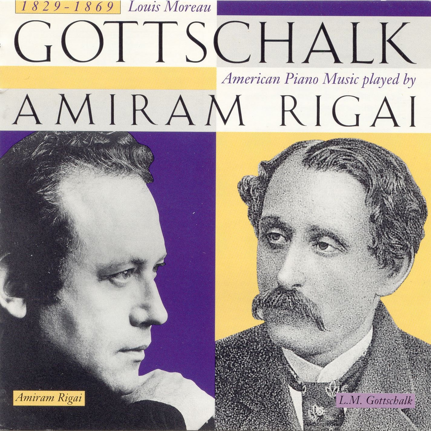 Gottschalk: American Piano Music Played by Amiram Rigai album cover