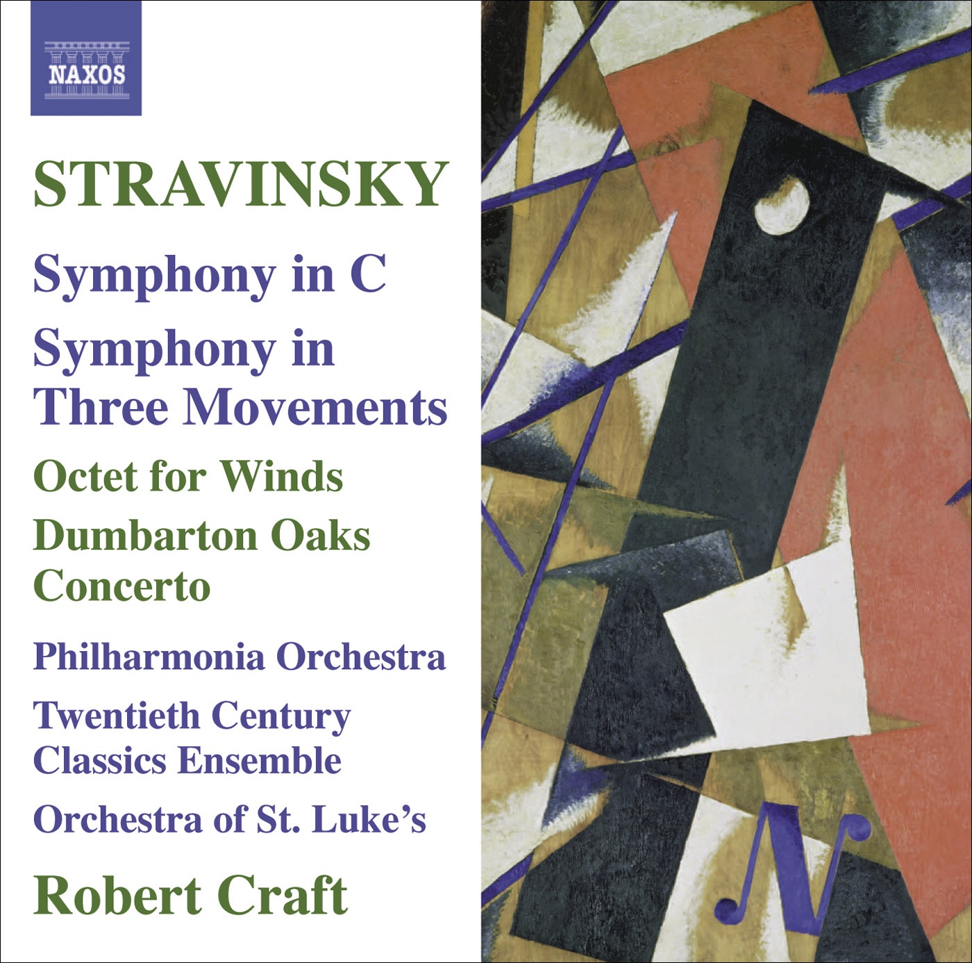 Stravinsky: Symphony In C, Symphony In 3 Movements, Octet & Dumbarton Oaks, Vol. 10 album cover