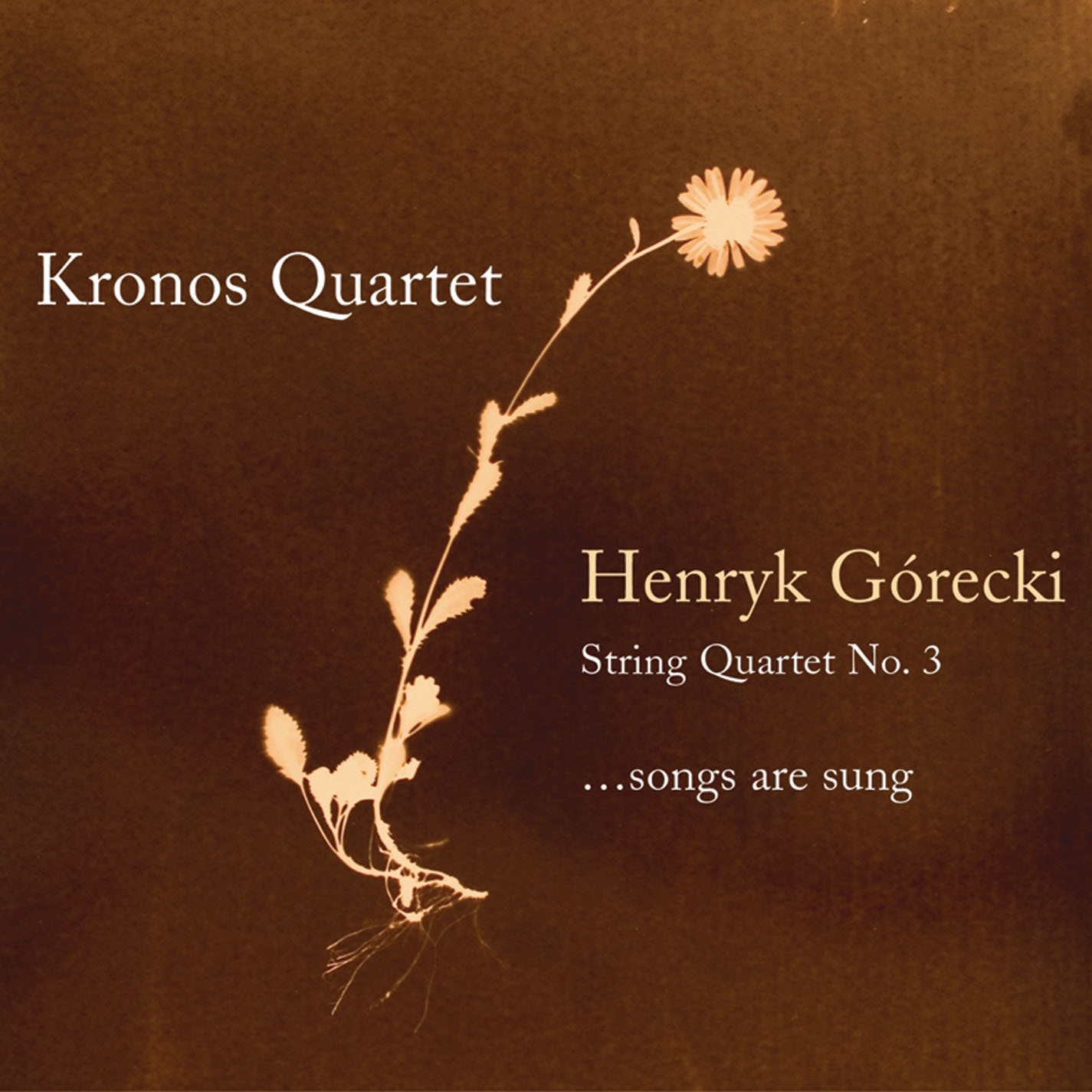 Gorecki: String Quartet No. 3 album cover