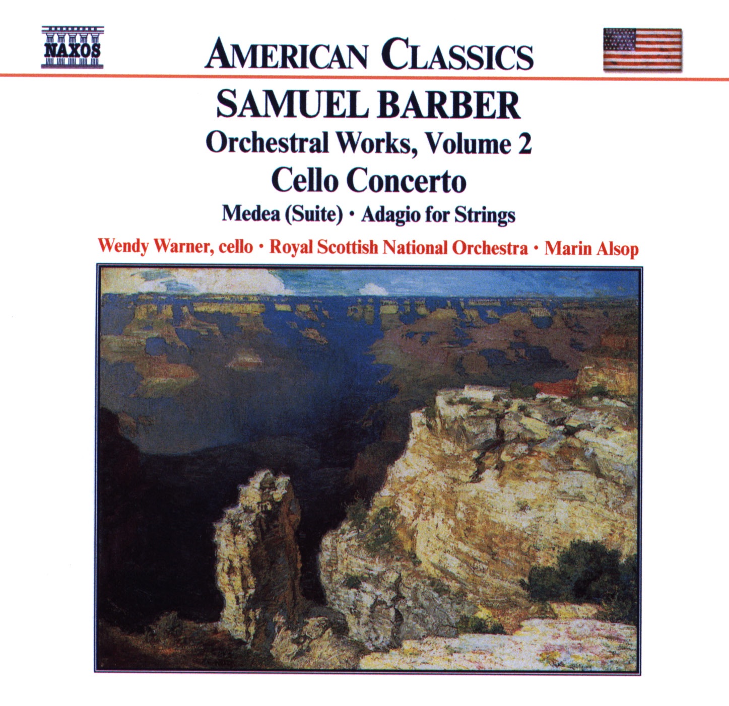 Barber: Cello Concerto, Medea Suite, Adagio for Strings album cover