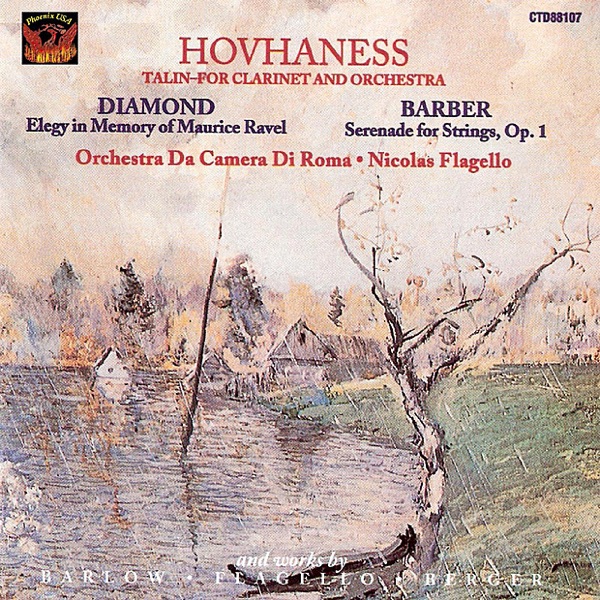 Hovhaness: Talin - Diamond: Elegy - Barber: Serenade for Strings album cover
