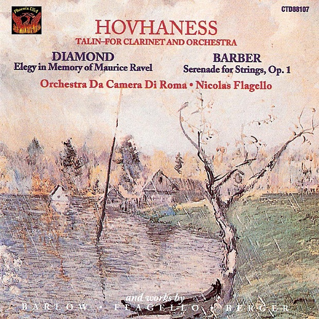 Hovhaness: Talin - Diamond: Elegy - Barber: Serenade for Strings album cover