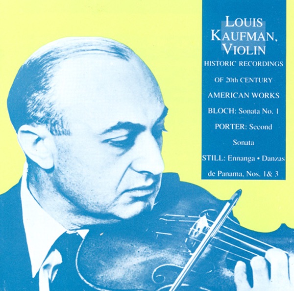 Bloch: Violin Sonata No. 1 - Porter: Violin Sonata No. 2 - Still: Ennanga - Danzas de Panama album cover