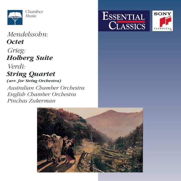 Mendelssohn: Octet - Grieg: Holberg Suite - Verdi: String Quartet album cover