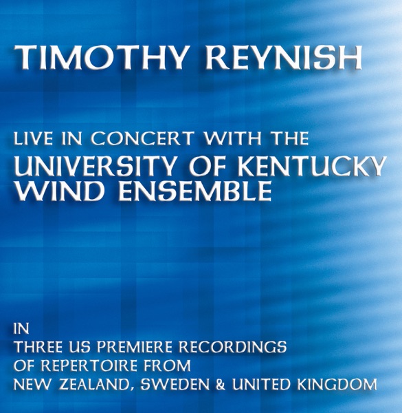 Timothy Reynish Live in Concert, Vol. 1 album cover
