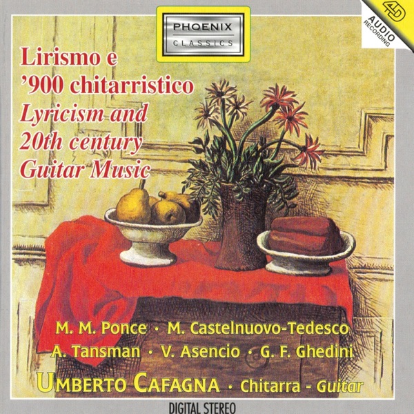 Lirismo e '900 chitarristico  (Lyricism and 20th Century Guitar Music) album cover