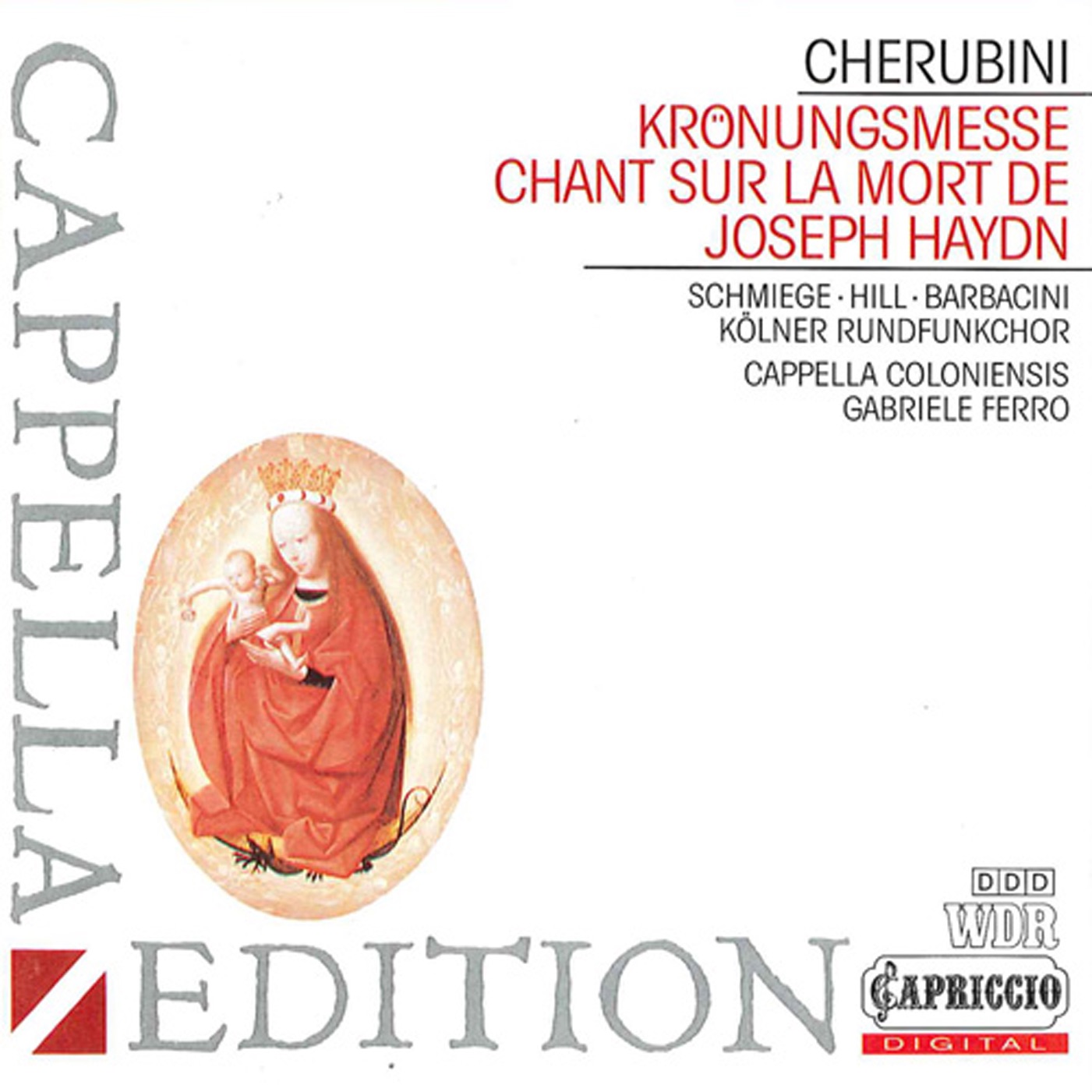 Cherubini: Mass in A major - Chant sur la mort de Haydn album cover