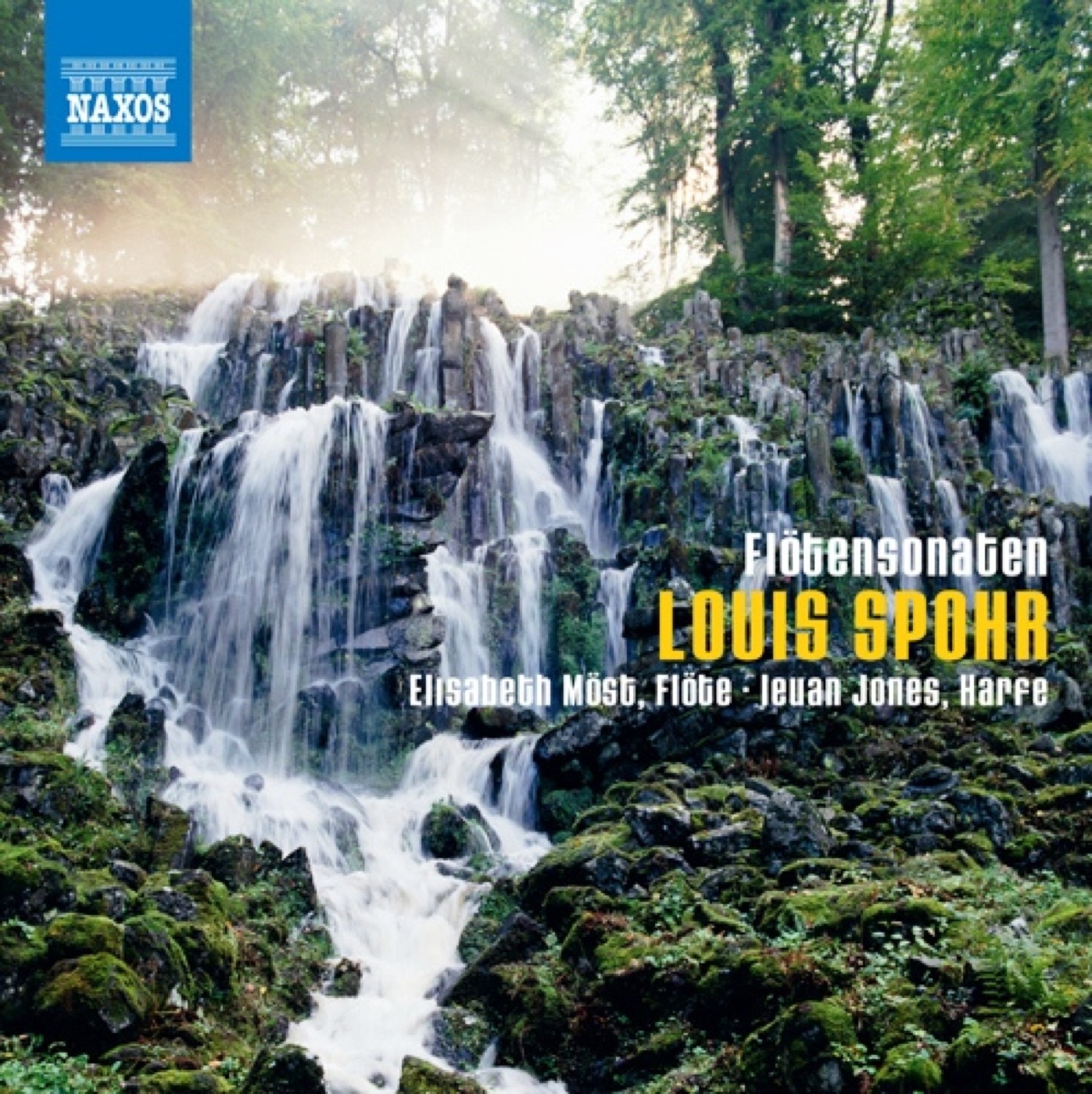 Spohr, L.: Sonatas for Flute and Harp Music album cover