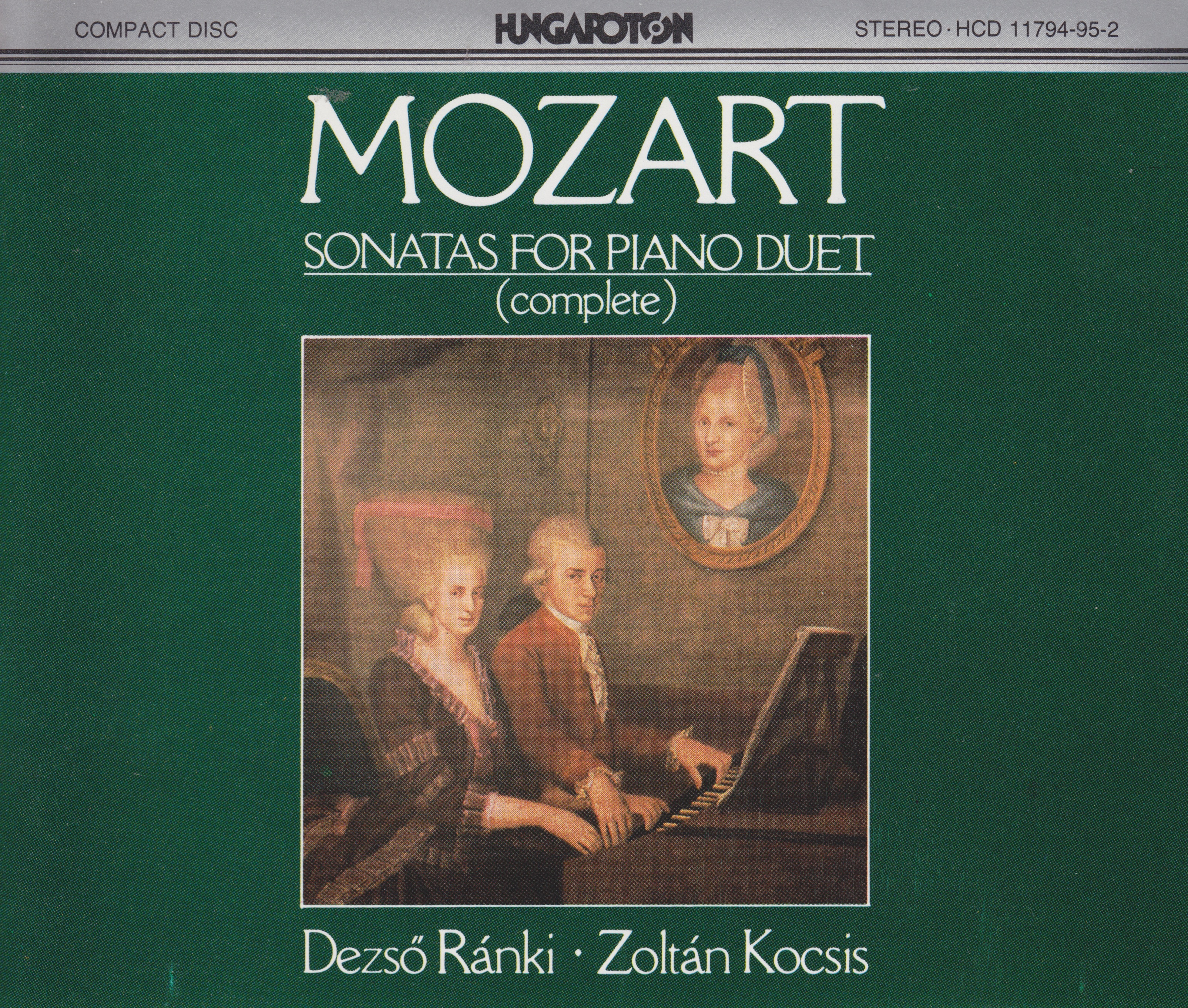W. A. Mozart: Sonatas for Piano Duet album cover