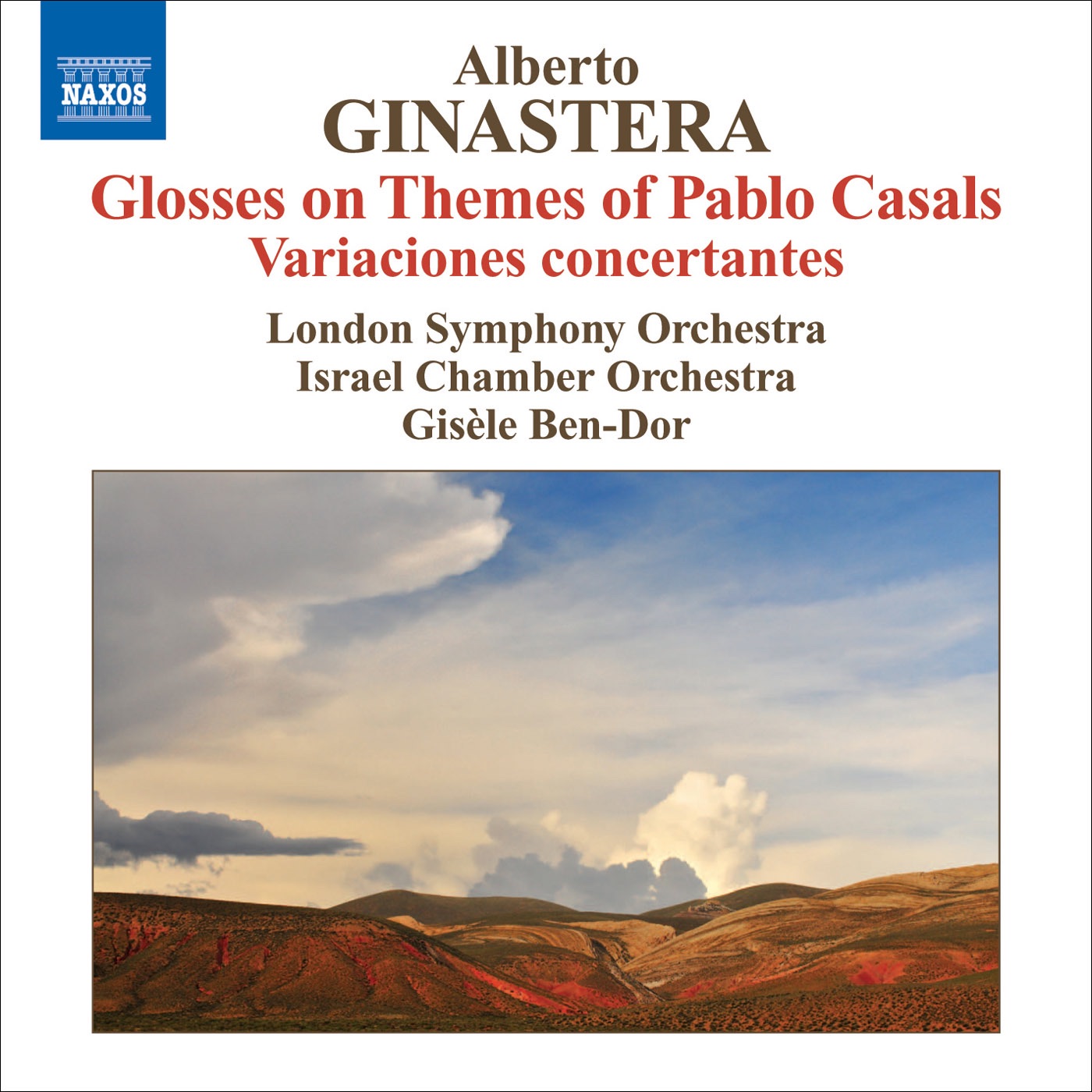Ginastera, A.: Glosses Sobre Temes de Pau Casals - Variaciones Concertantes album cover