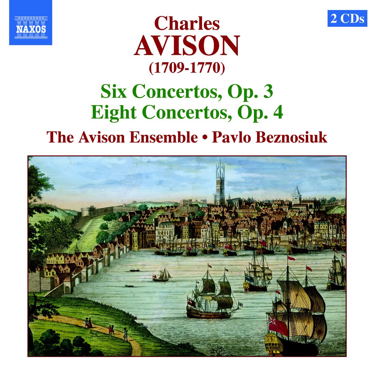 Avison: Concerti, Op. 3 and 4 album cover