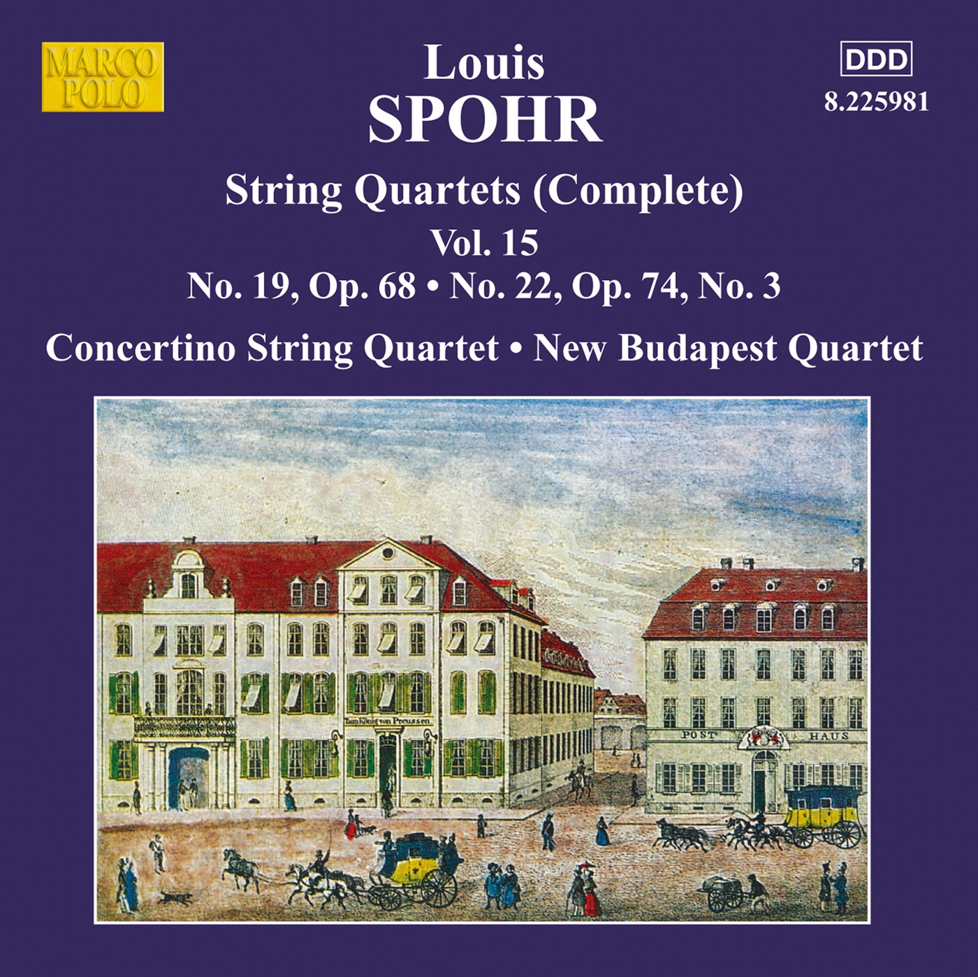 Spohr: Complete String Quartets, Vol. 15 album cover