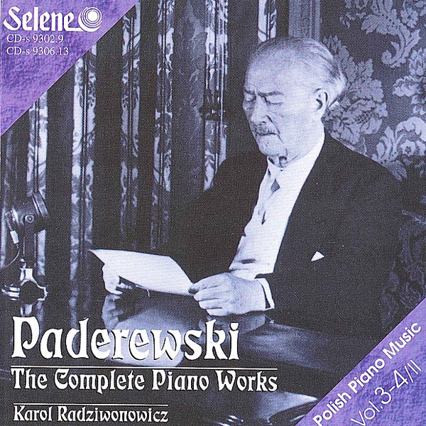 Ignacy Jan Paderewski: The Complete Piano Works vol. 3-4 album cover