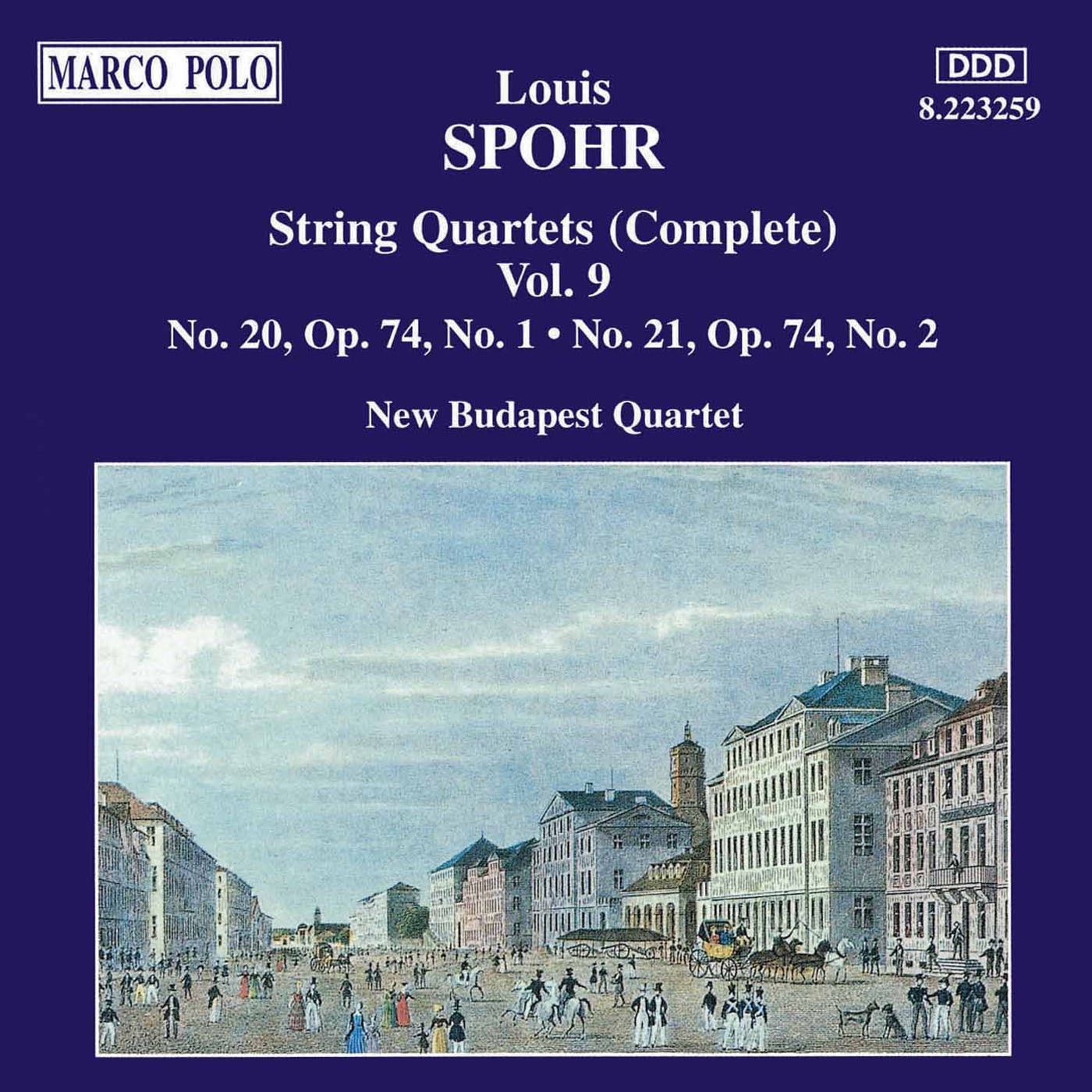 Spohr: String Quartets Vol. 9 album cover