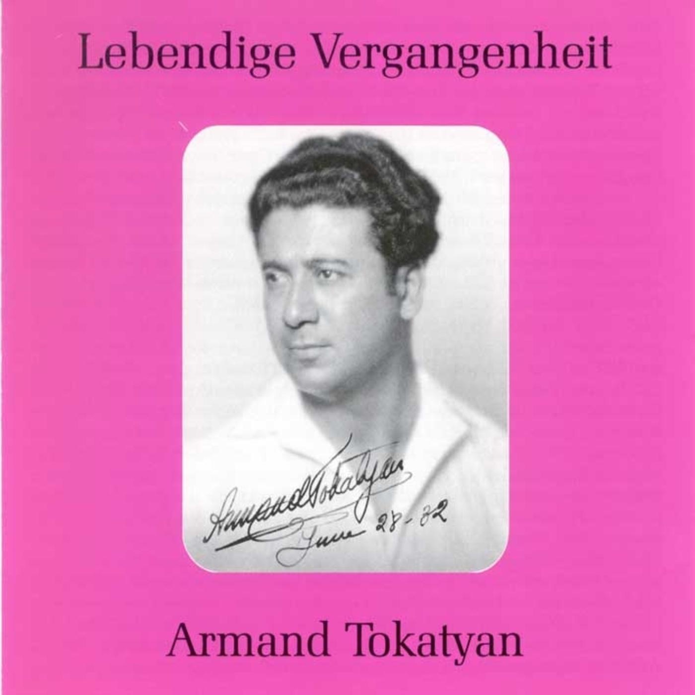 Lebendige Vergangenheit - Armand Tokatyan album cover