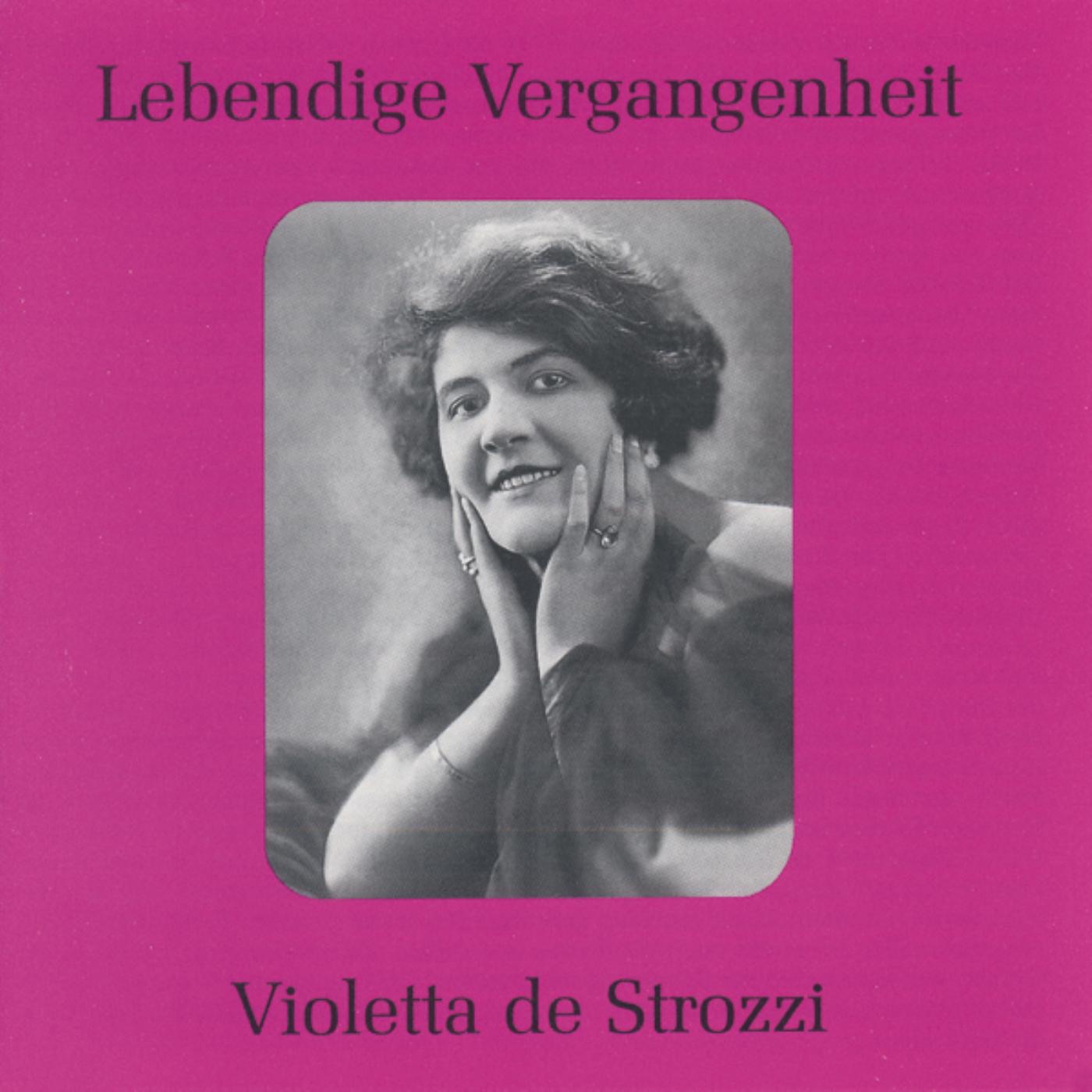 Lebendige Vergangenheit - Violetta de Strozzi album cover